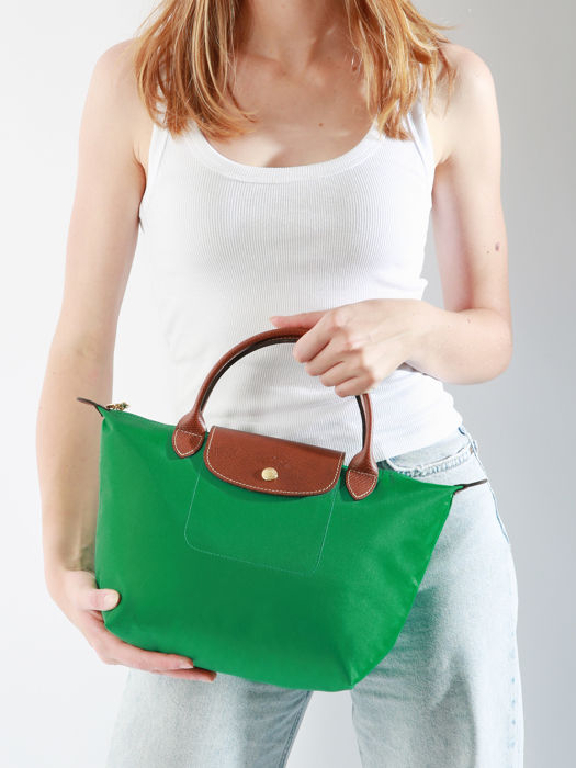 Longchamp Le pliage original Handtas Groen